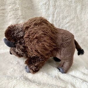 Wild Republic Bison Realistic 11” Plush Stuffed Toy Animal Buffalo Montana Cow